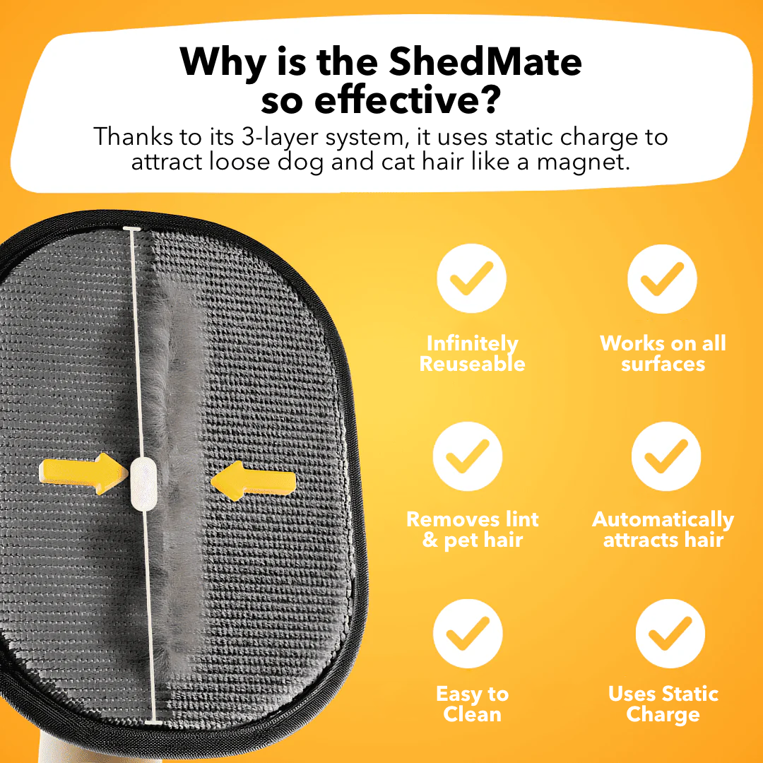 ShedMate™ - Wipe Away Fur Instantly