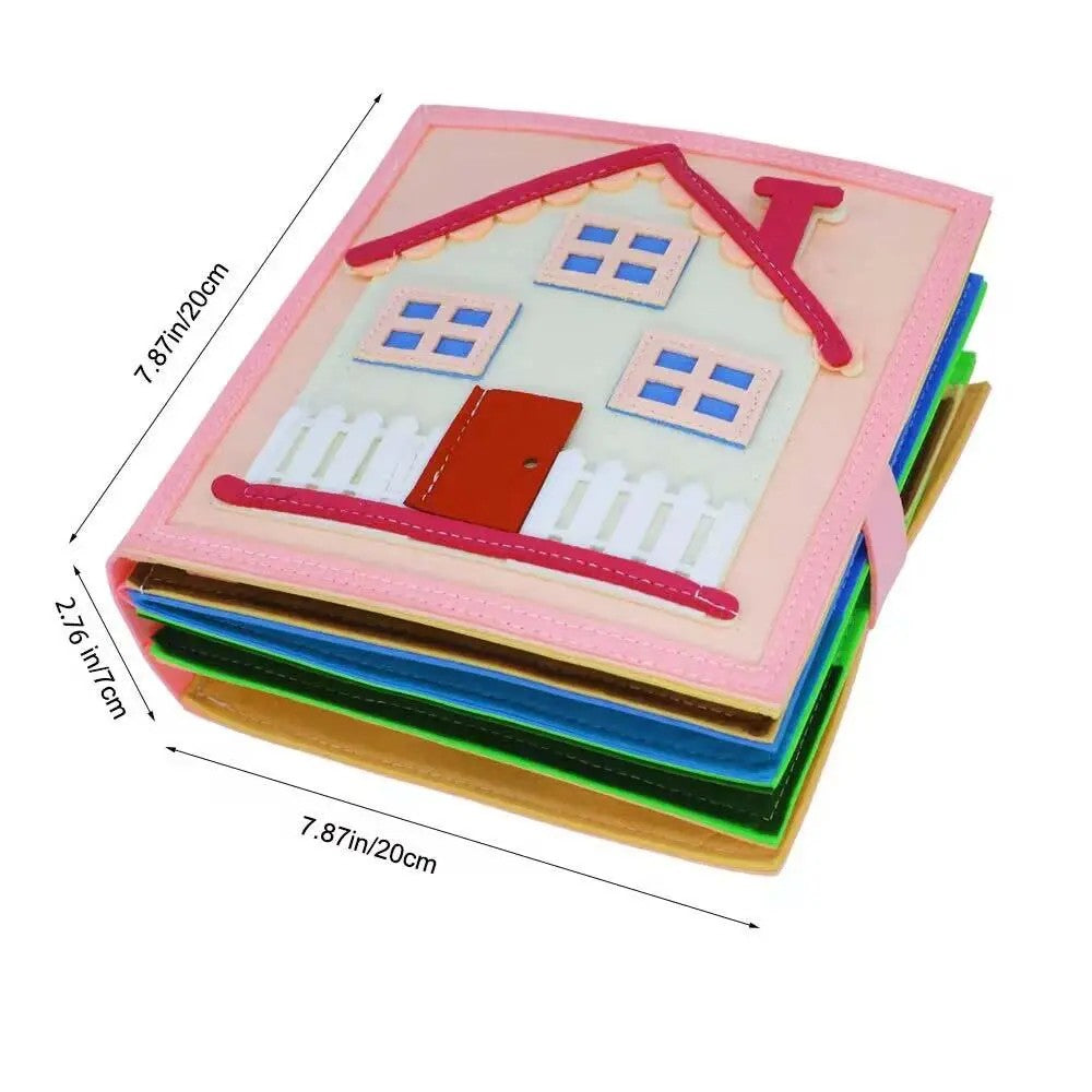 Felt House Busy Book