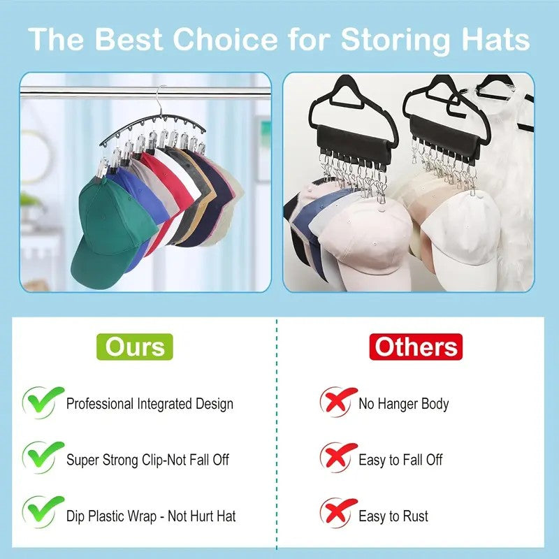 5PC Space-Saving Clip Hanger Set