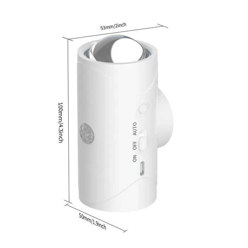 2PC RGB Motion Sensor Night Light with Magnetic Base