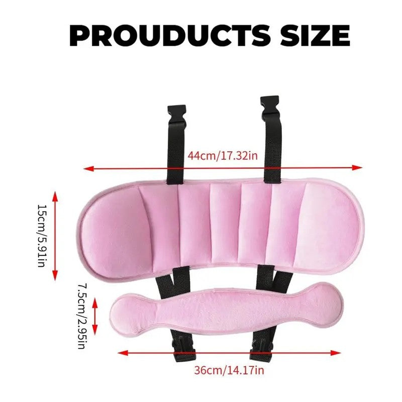 Plush Kids Car Seat Head Support