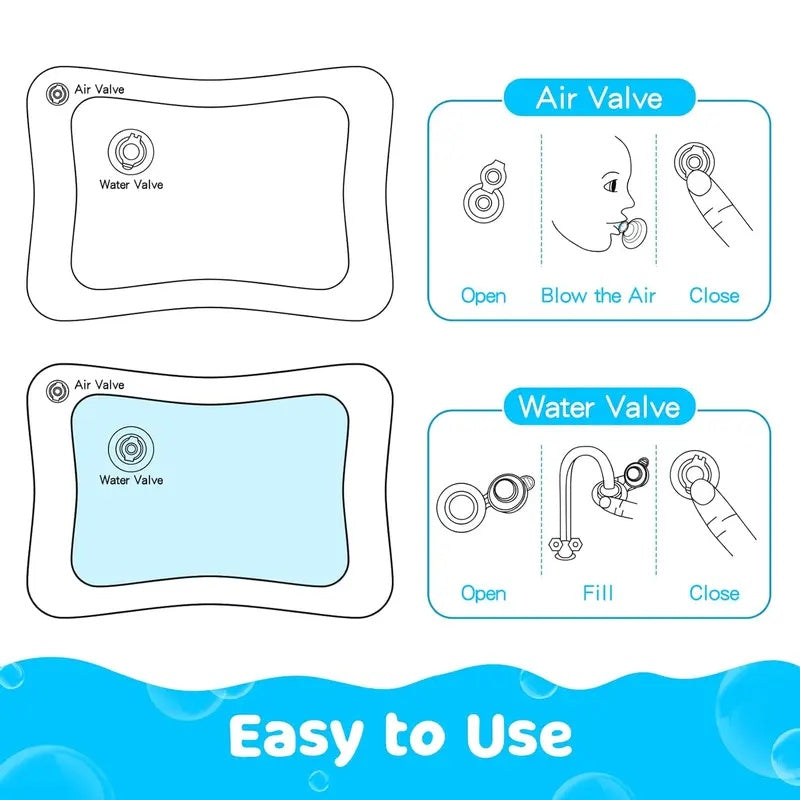 Inflatable Underwater Tummy Time Mat
