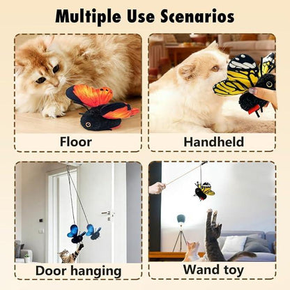FlutterBuzz – Interactive Flying Cat Toy (2Pack)