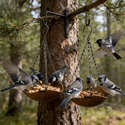 PerchBowl – Hanging Bird Feeder & Bath