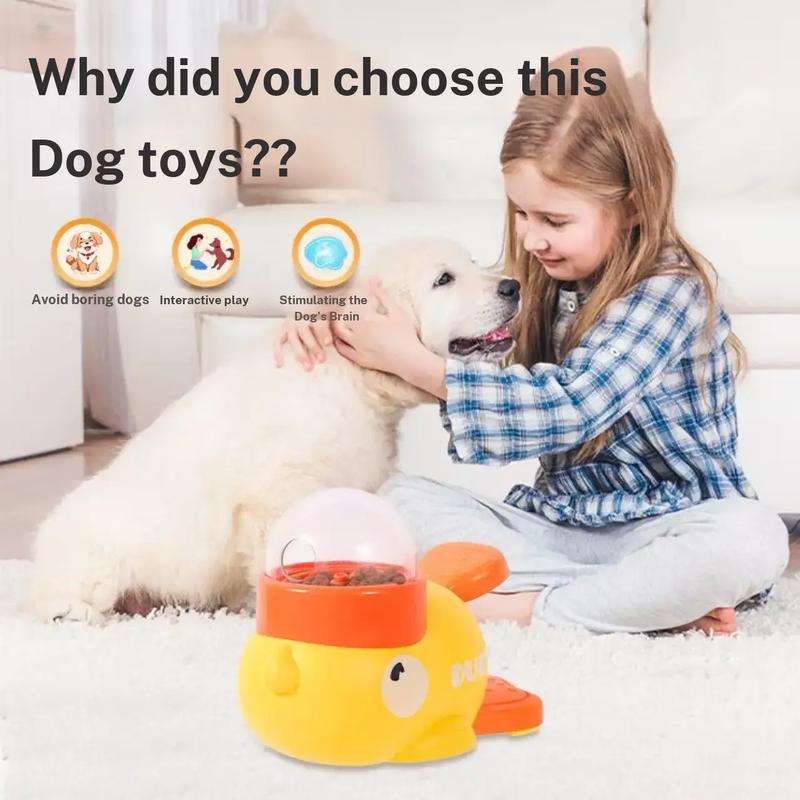 QuackTreat – Press & Rotate Pet Puzzle Feeder