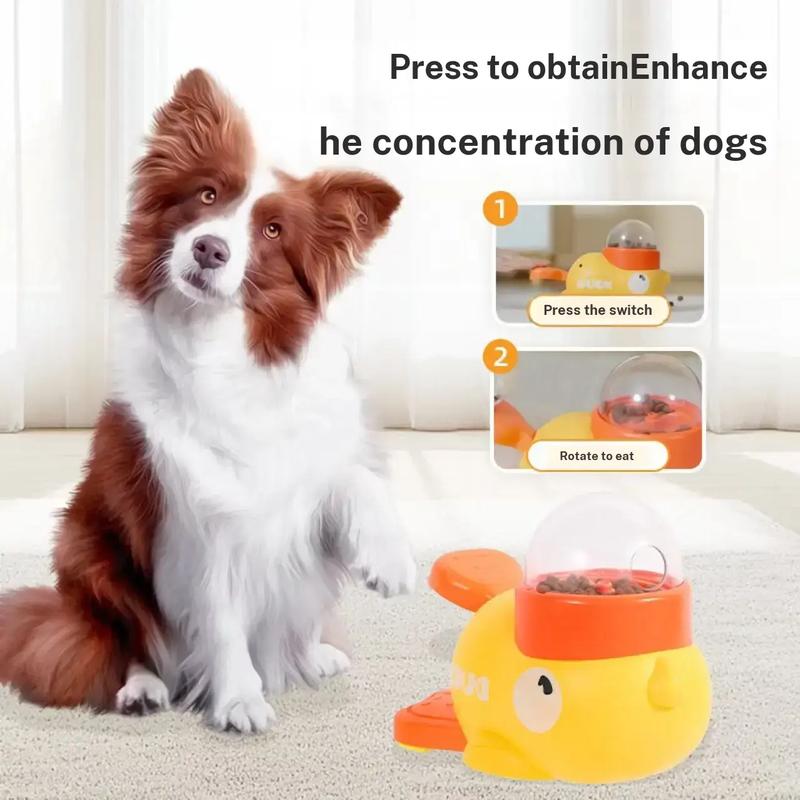 QuackTreat – Press & Rotate Pet Puzzle Feeder