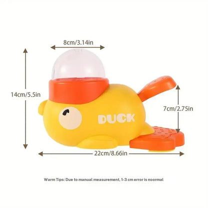 QuackTreat – Press & Rotate Pet Puzzle Feeder