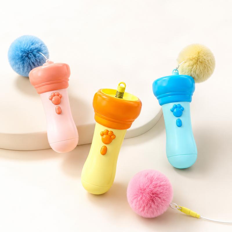 PomPounce – Cat Teaser Toy (3Pack)
