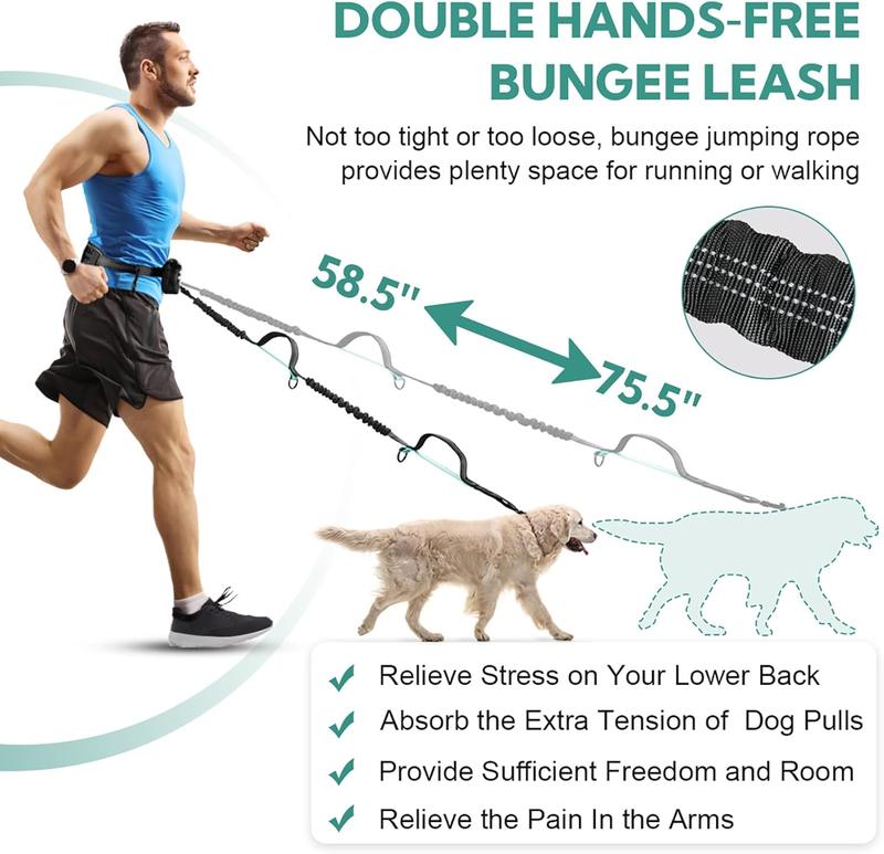 PawPilot™ - Dual Hands-Free Dog Leash