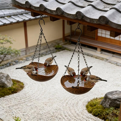 PerchBowl – Hanging Bird Feeder & Bath