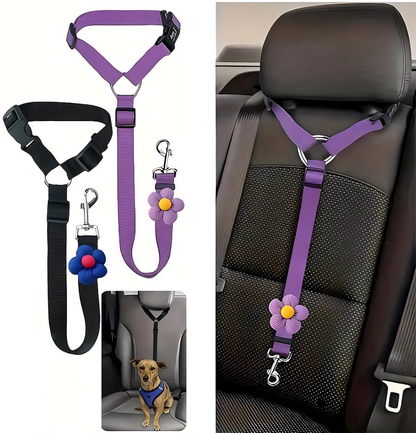 2-Pack Dog Travel Safety Belts
