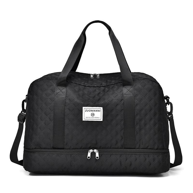 VoyageQuilt – Water-Resistant Travel Duffel Bag
