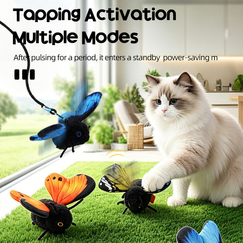 FlutterBuzz – Interactive Flying Cat Toy (2Pack)