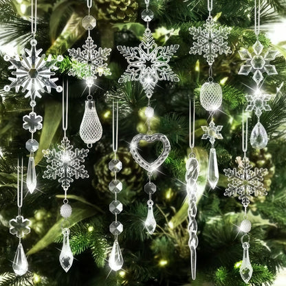 21pc Icy Ornament Set