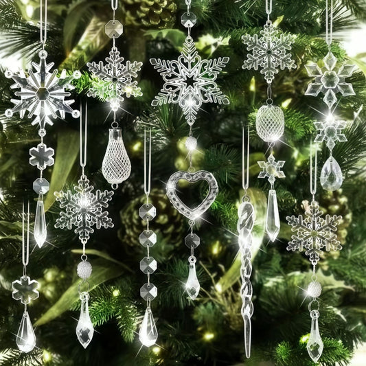 21pc Icy Ornament Set
