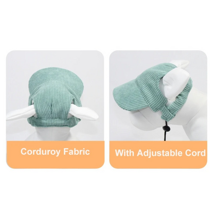Corduroy Dog Baseball Cap