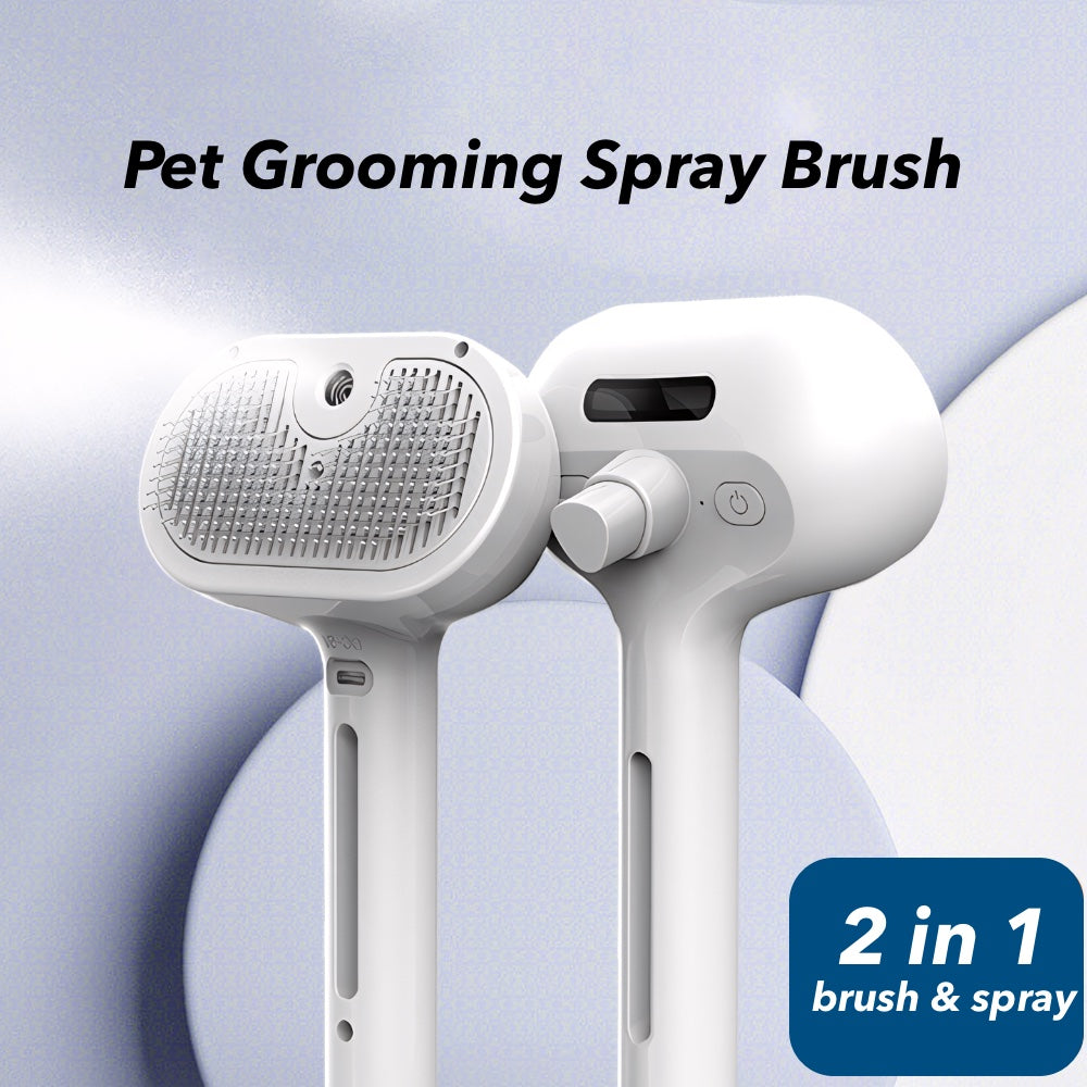 MistBrush™ 2.0 – Spray, Groom & Remove Loose Fur