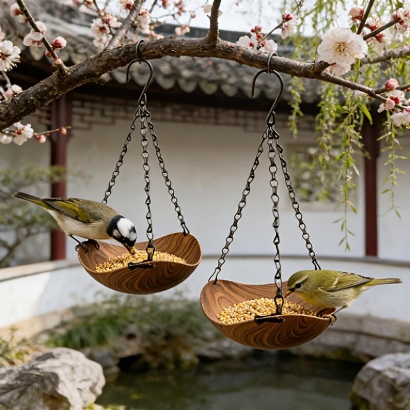 PerchBowl – Hanging Bird Feeder & Bath