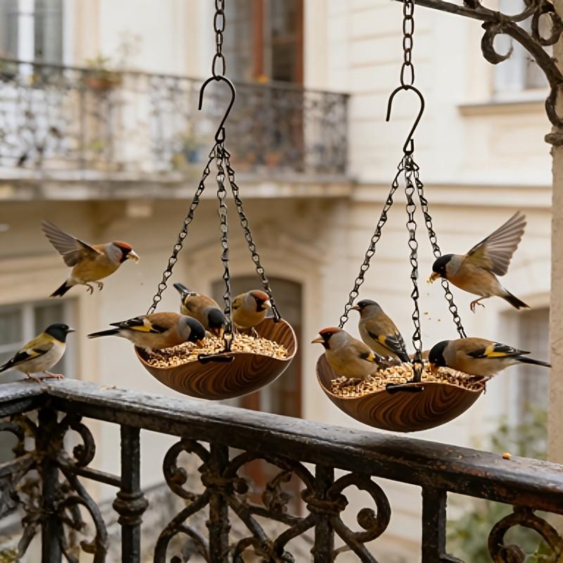 PerchBowl – Hanging Bird Feeder & Bath