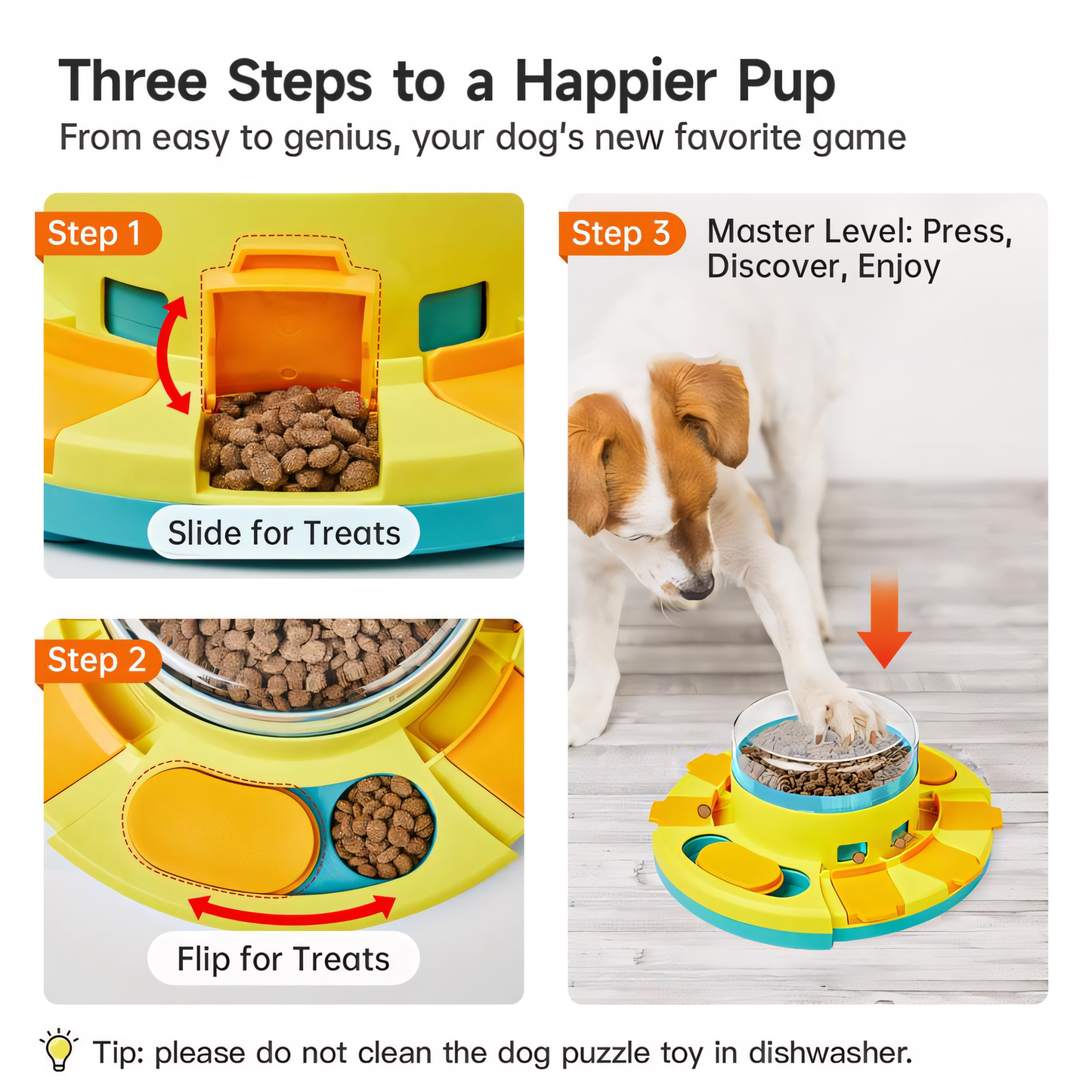 PawZzle - 3-in-1 Slow Feeder