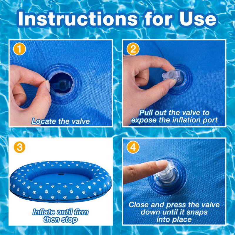 PawFloat – Inflatable Pool Float for Dogs