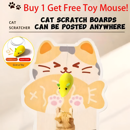 Stick-On Cat Scratching Board