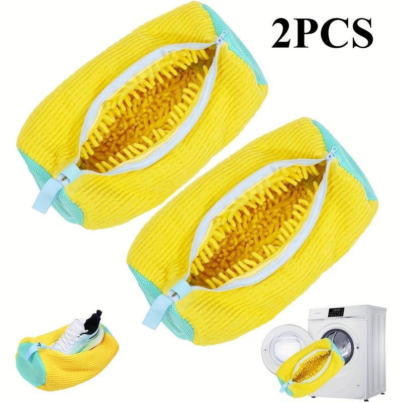 Chenille Shoe Laundry Bag — Set of 2