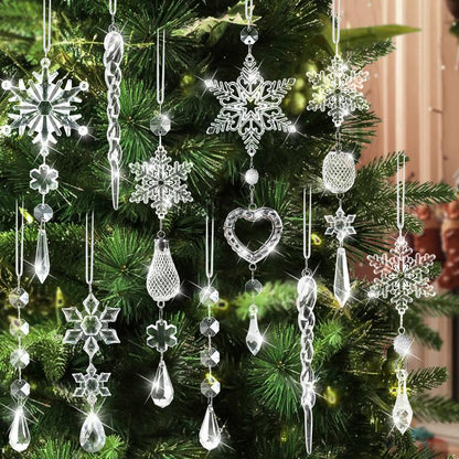 21pc Icy Ornament Set