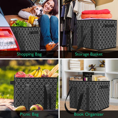 Collapsible Reusable Grocery Bags — Set of 3