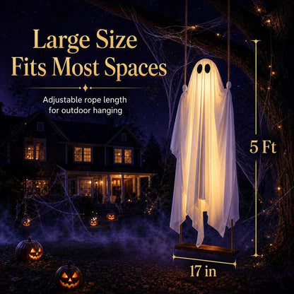 5FT Halloween Swing Ghost