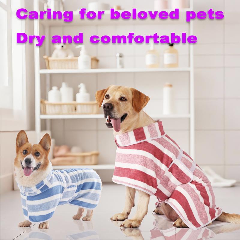 Quick-Dry Dog Bathrobe