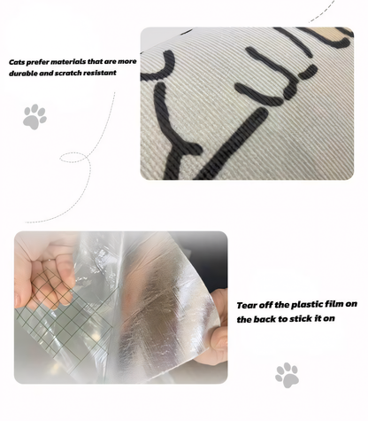Stick-On Cat Scratching Board