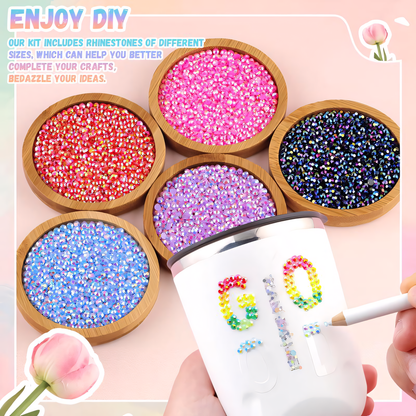 Rhinestone Bedazzling DIY Kit — 40 Colors