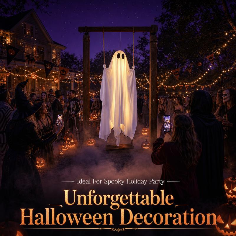 5FT Halloween Swing Ghost