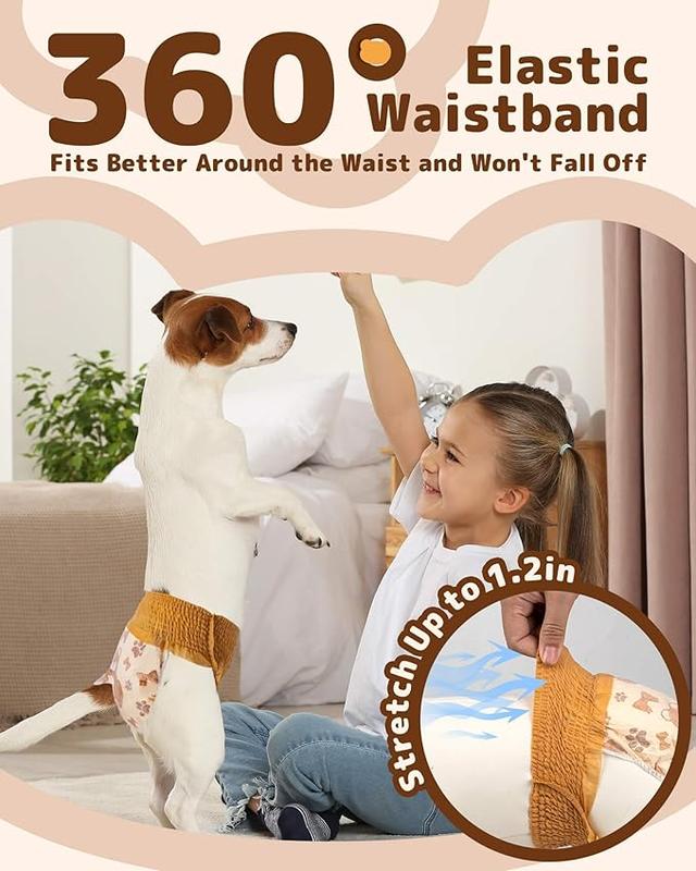 Disposable Female Dog Diapers - 10 Pack