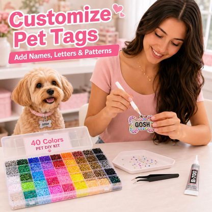 Rhinestone Bedazzling DIY Kit — 40 Colors