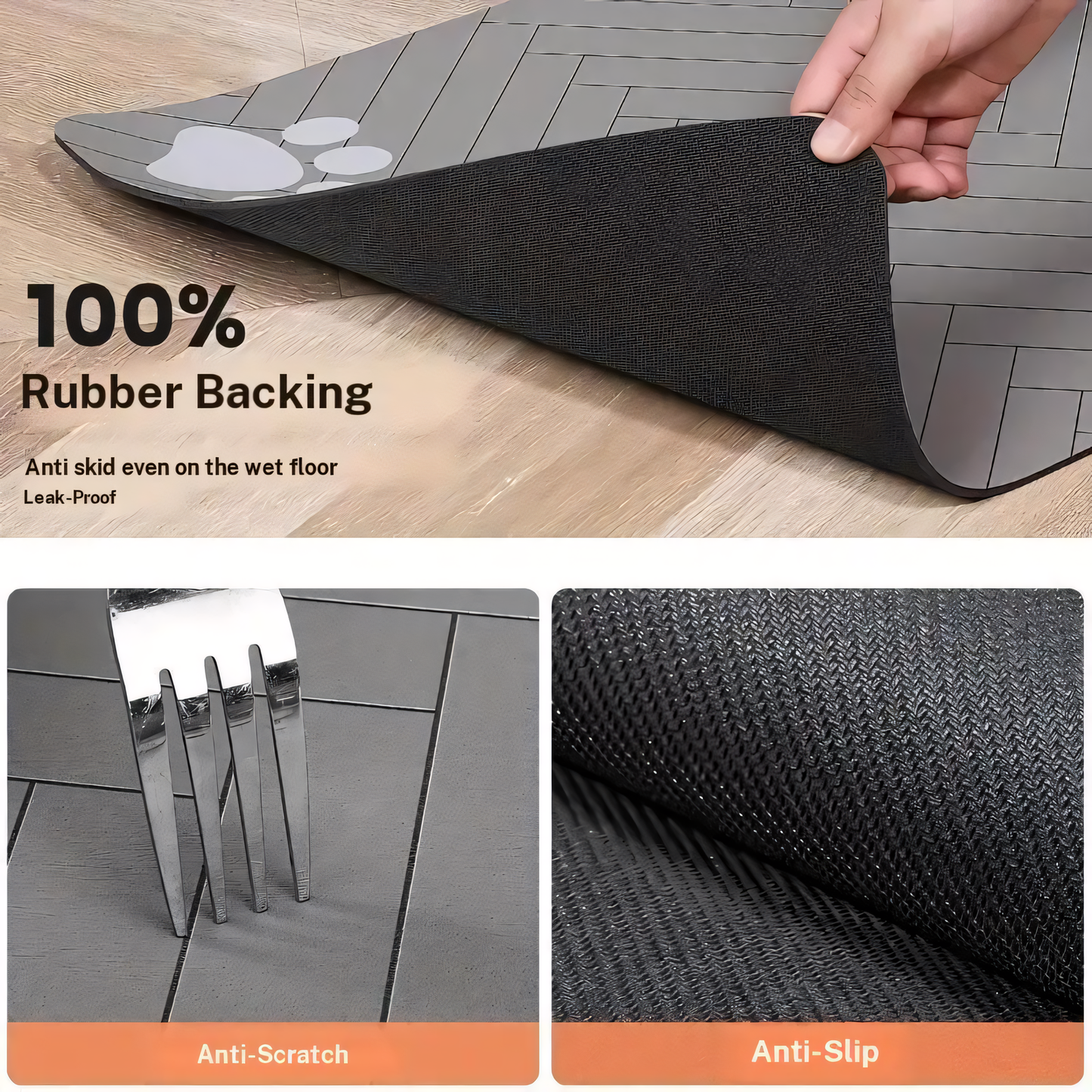 Waterproof Non-Slip  Feeding Mat
