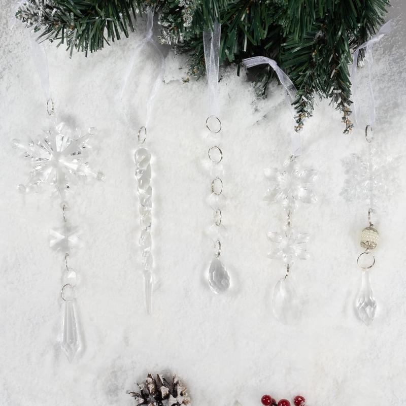 21pc Icy Ornament Set