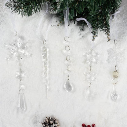 21pc Icy Ornament Set