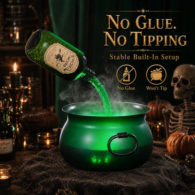 Light-Up Witch's Cauldron Pouring Potion
