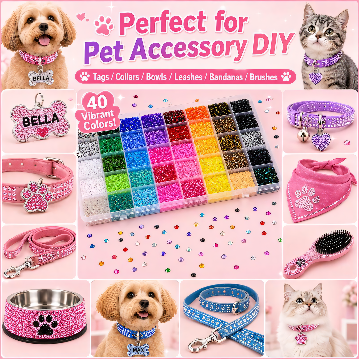 Rhinestone Bedazzling DIY Kit — 40 Colors
