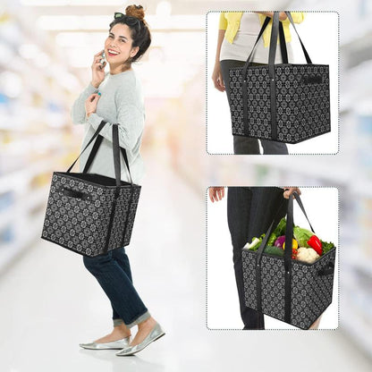 Collapsible Reusable Grocery Bags — Set of 3