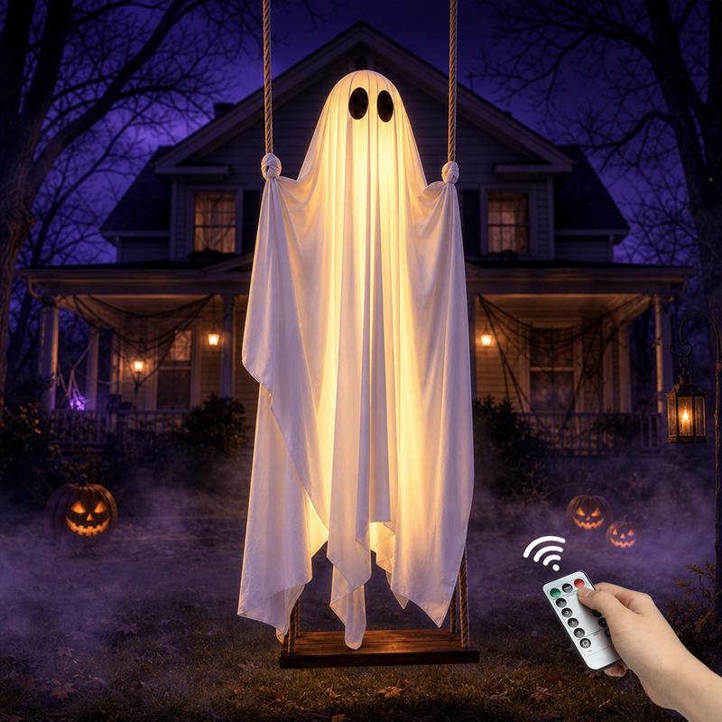5FT Halloween Swing Ghost