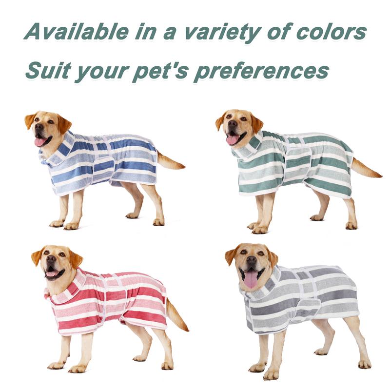 Quick-Dry Dog Bathrobe