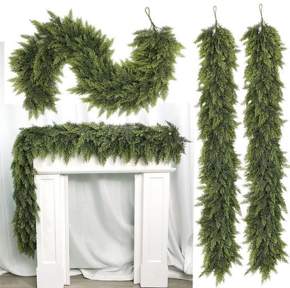 6ft Cypress Christmas Garland