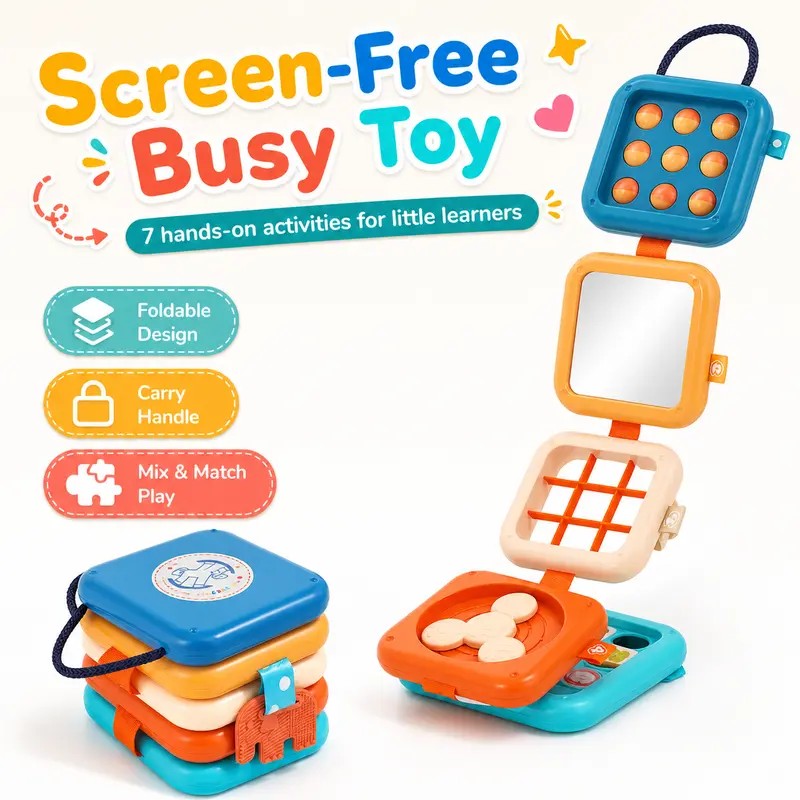 Stackable Sensory Activity Cube