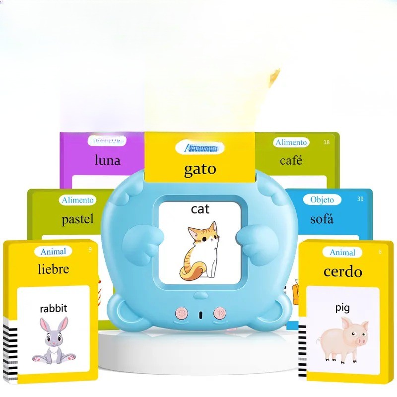 Bilingual Talking Flash Card Toy