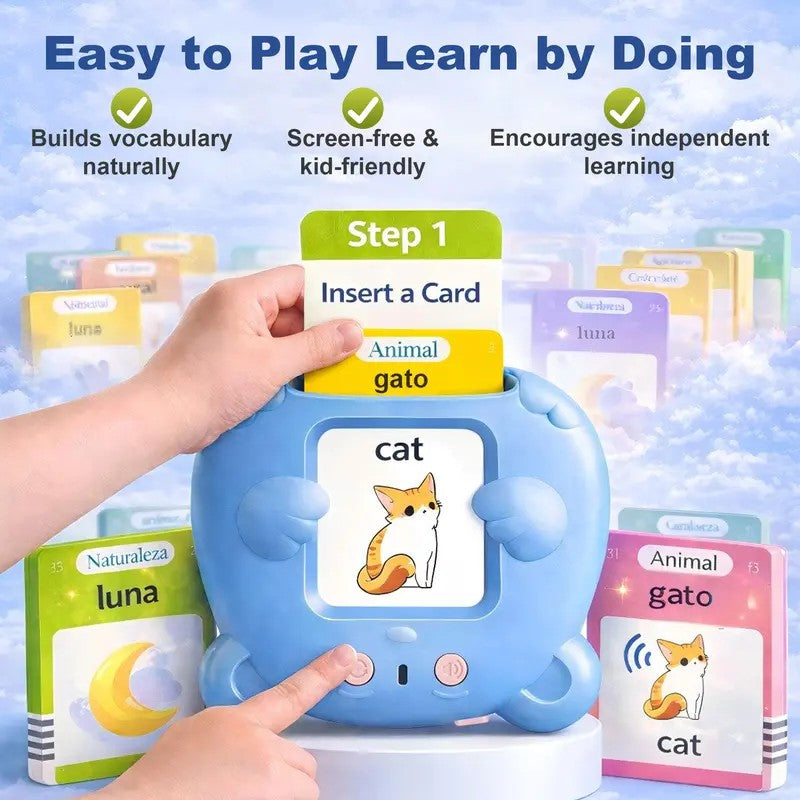 Bilingual Talking Flash Card Toy