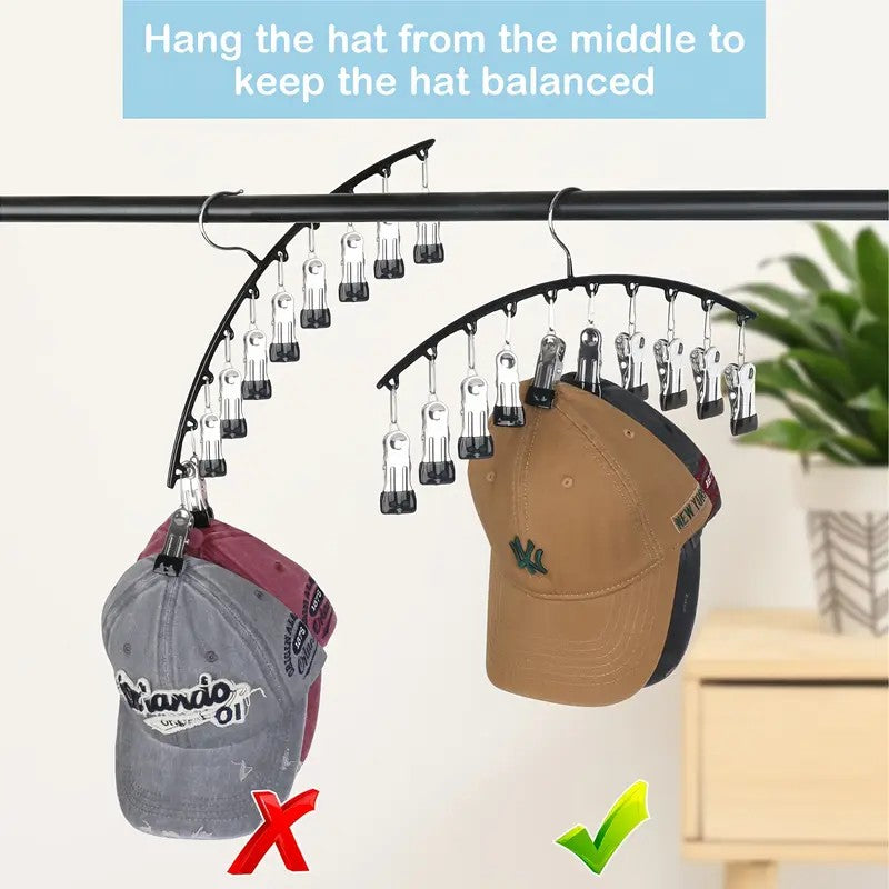 5PC Space-Saving Clip Hanger Set