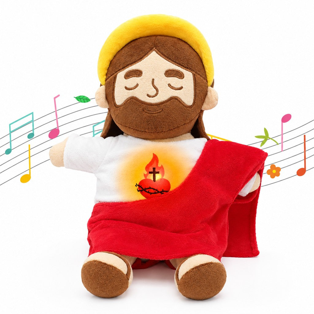 Light-Up Musical Jesus Plush